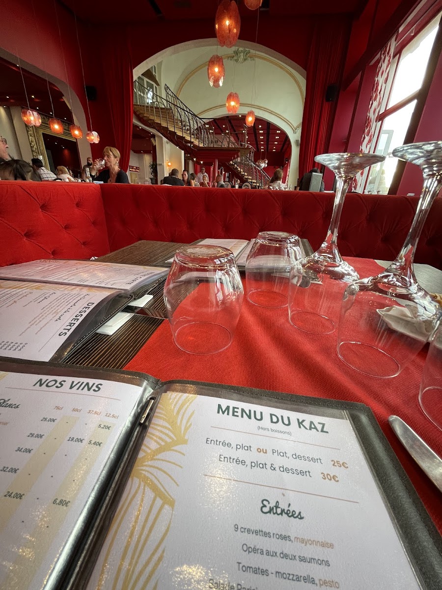 Menu Le Kaz, Brasserie Panoramique Du Casino De Cabourg-6