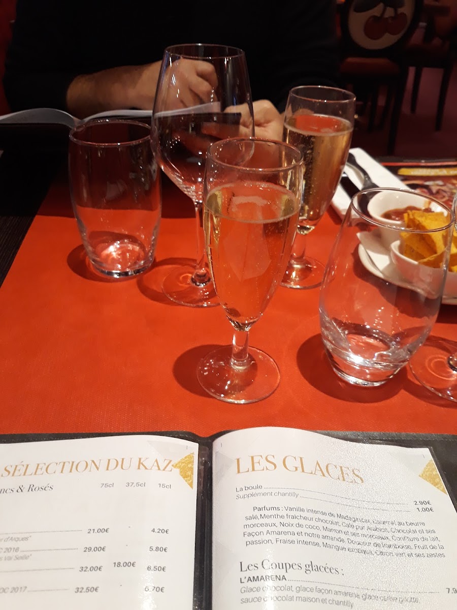 Menu Le Kaz, Brasserie Panoramique Du Casino De Cabourg-8